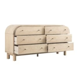 Maude Chest Of 6 Drawers, Natural Ash -Daals Store XXCOD 034 NAT NAT WB3
