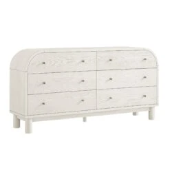 Maude Chest Of 6 Drawers, Washed White Ash 18 Maude Chest Of 6 Drawers, Washed White Ash -Daals Store XXCOD 034 WHITE WHITE WB1