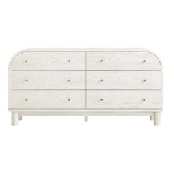Maude Chest Of 6 Drawers, Washed White Ash 19 Maude Chest Of 6 Drawers, Washed White Ash -Daals Store XXCOD 034 WHITE WHITE WB2