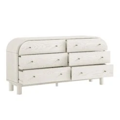 Maude Chest Of 6 Drawers, Washed White Ash 21 Maude Chest Of 6 Drawers, Washed White Ash -Daals Store XXCOD 034 WHITE WHITE WB3