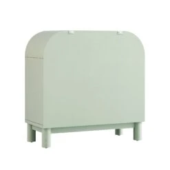 Maude Chest Of 3 Drawers, Muted Pistachio Ash With Raffia 23 Maude Chest Of 3 Drawers, Muted Pistachio Ash With Raffia -Daals Store XXCOD 035 GREEN RAF WB5