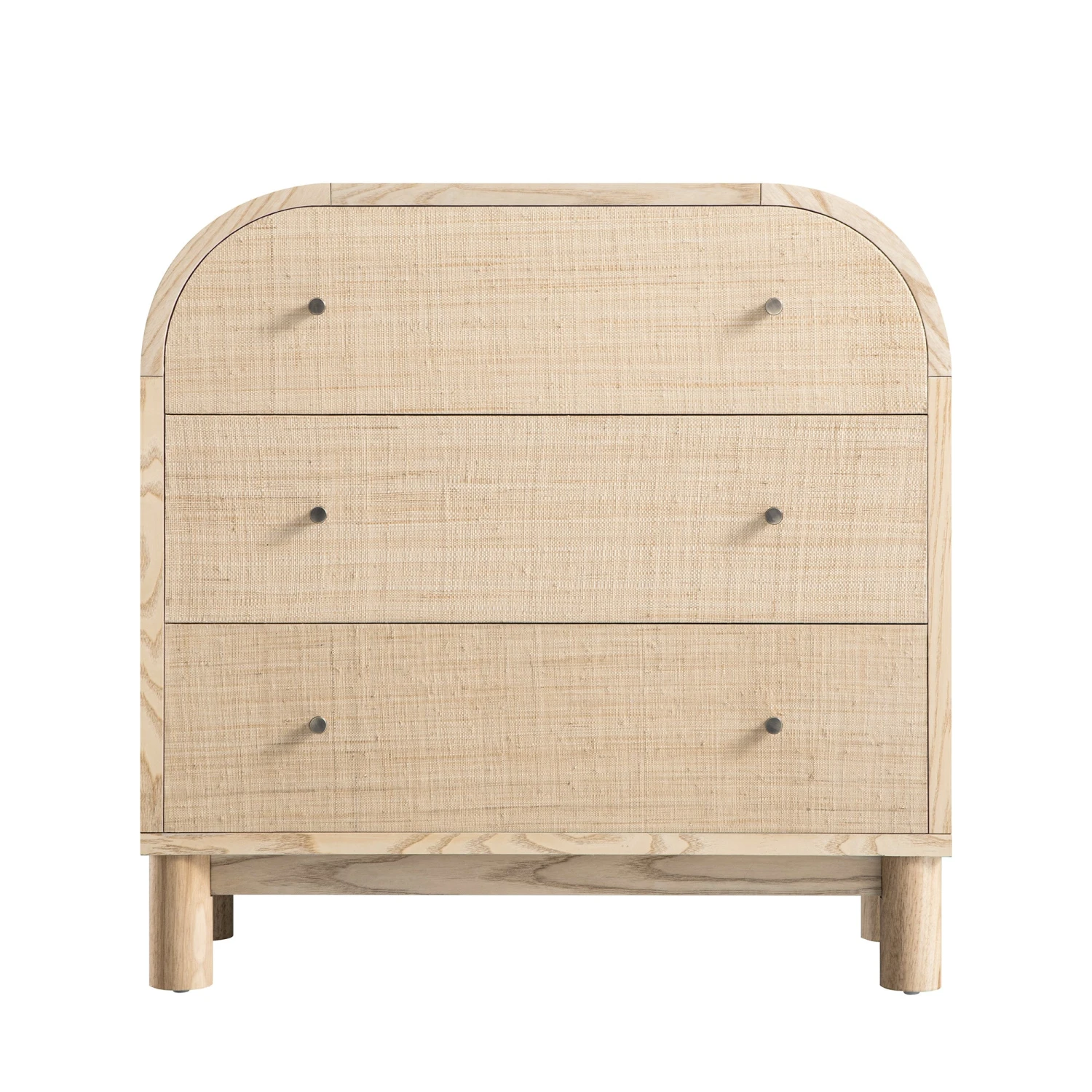 Maude Chest Of 3 Drawers, Natural Ash With Raffia 7 Maude Chest Of 3 Drawers, Natural Ash With Raffia - Image 7