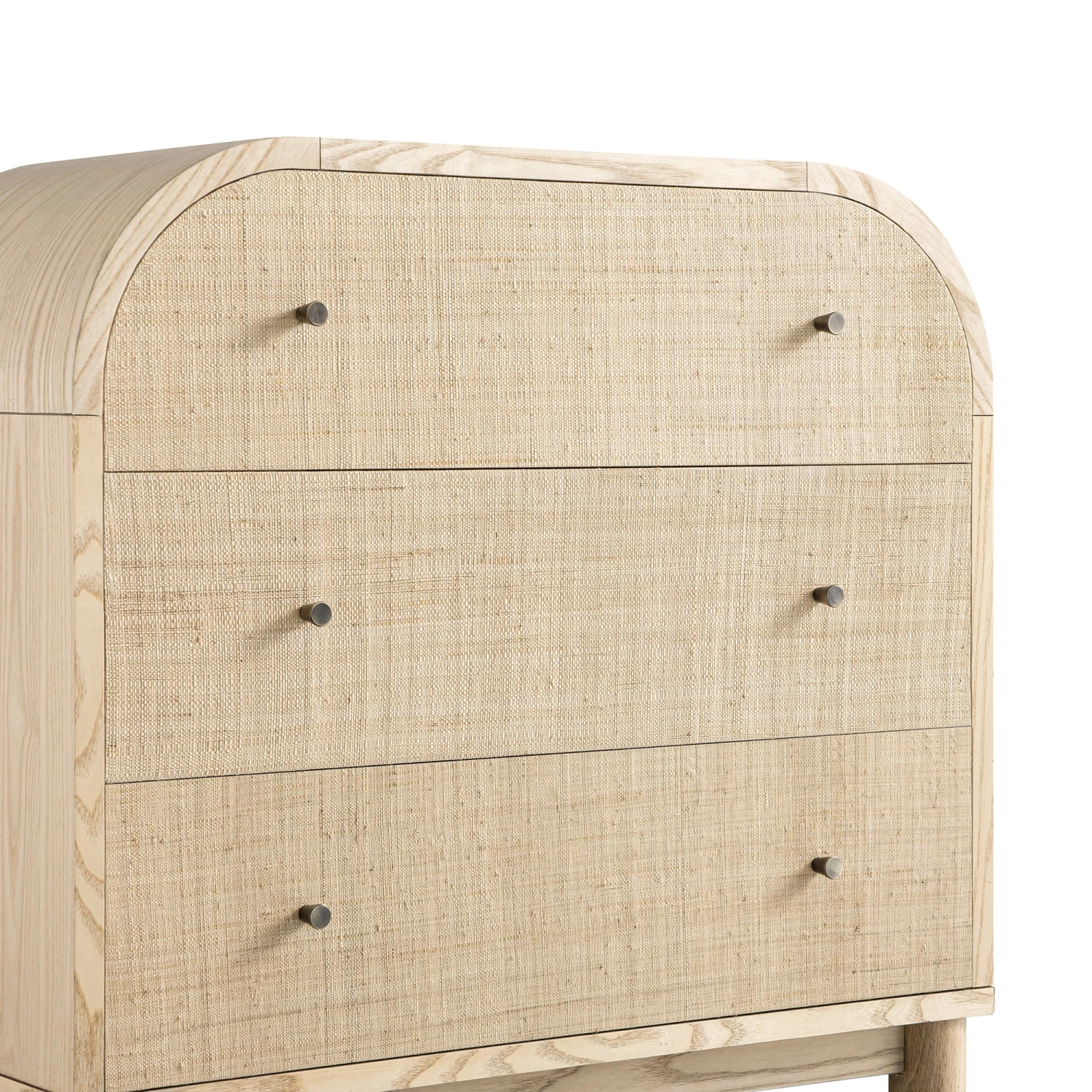 Maude Chest Of 3 Drawers, Natural Ash With Raffia 13 Maude Chest Of 3 Drawers, Natural Ash With Raffia - Image 13