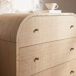 Maude Chest Of 3 Drawers, Natural Ash With Raffia 16 Maude Chest Of 3 Drawers, Natural Ash With Raffia -Daals Store XXCOD 035 NAT RAF scene2