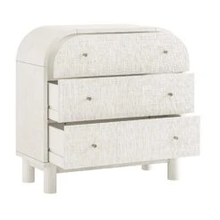 Maude Chest Of 3 Drawers, Washed White Ash With Raffia 20 Maude Chest Of 3 Drawers, Washed White Ash With Raffia -Daals Store XXCOD 035 WHITE RAF WB3