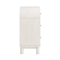 Maude Chest Of 3 Drawers, Washed White Ash With Raffia 22 Maude Chest Of 3 Drawers, Washed White Ash With Raffia -Daals Store XXCOD 035 WHITE RAF WB5