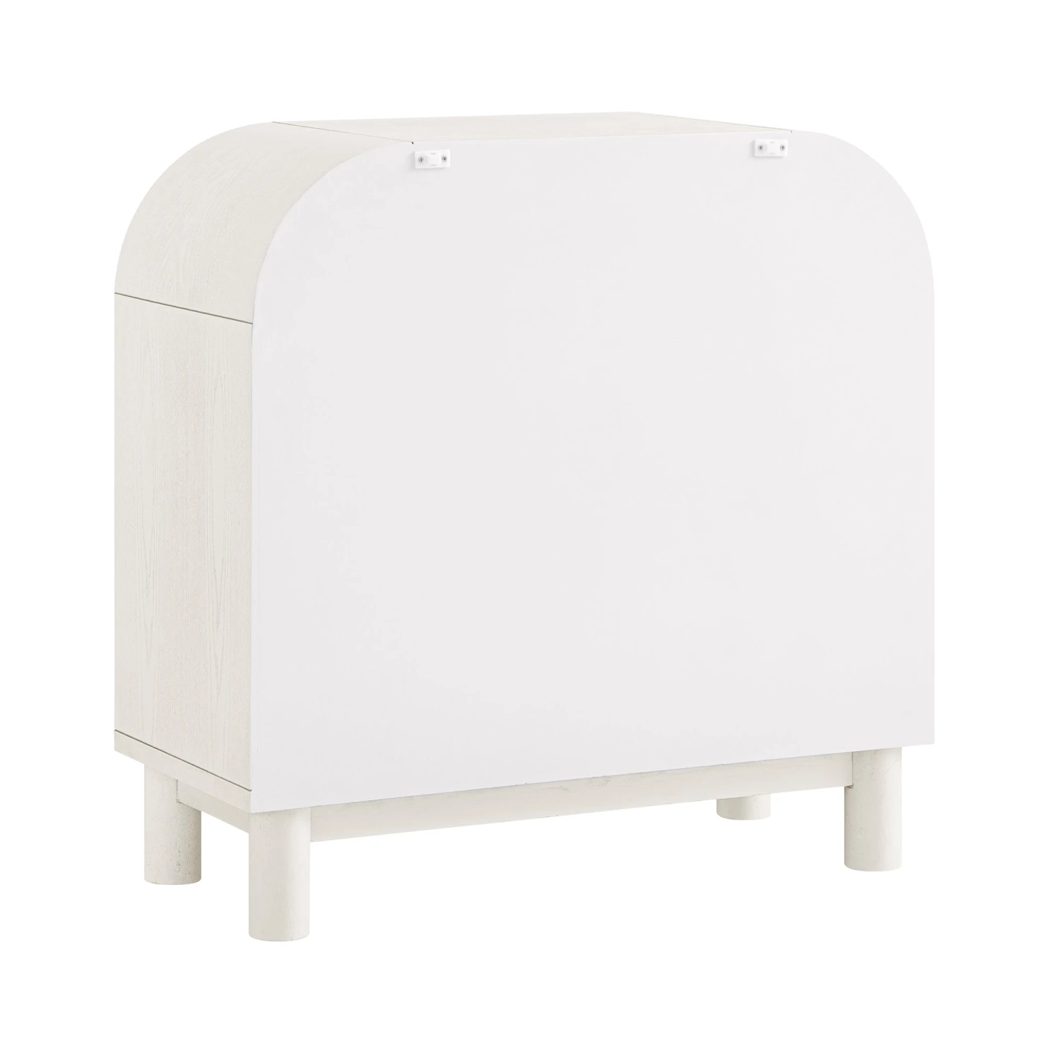 Maude Chest Of 3 Drawers, Washed White Ash With Raffia 11 Maude Chest Of 3 Drawers, Washed White Ash With Raffia - Image 11