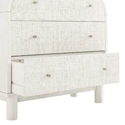 Maude Chest Of 3 Drawers, Washed White Ash With Raffia 24 Maude Chest Of 3 Drawers, Washed White Ash With Raffia -Daals Store XXCOD 035 WHITE RAF detail1