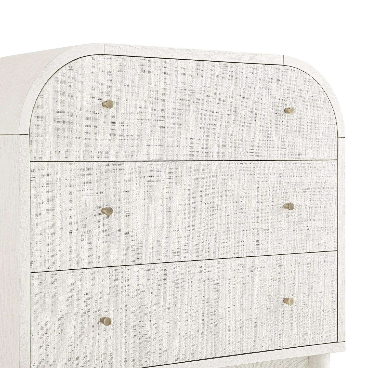 Maude Chest Of 3 Drawers, Washed White Ash With Raffia 13 Maude Chest Of 3 Drawers, Washed White Ash With Raffia - Image 13
