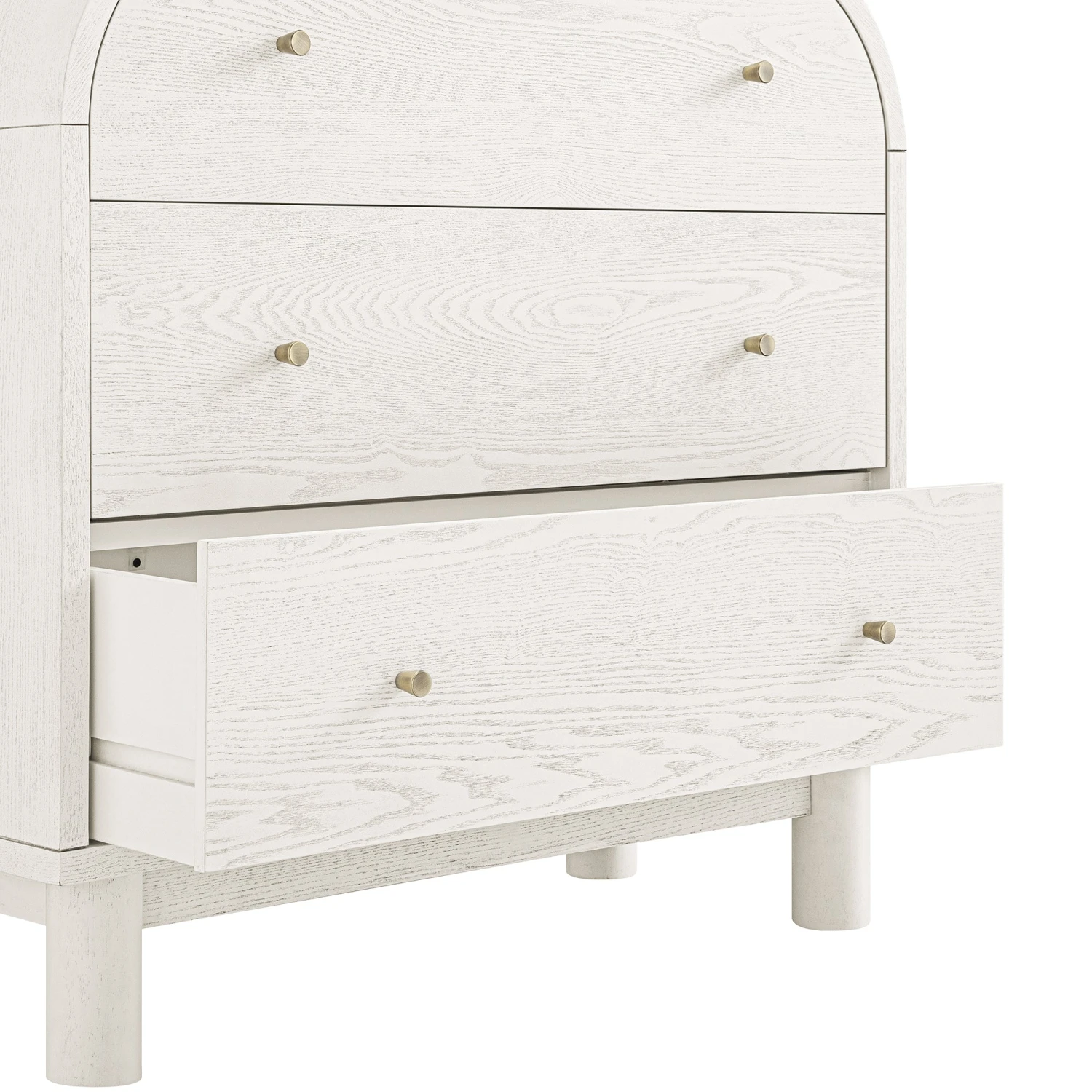 Maude Chest Of 3 Drawers, Washed White Ash 12 Maude Chest Of 3 Drawers, Washed White Ash - Image 12