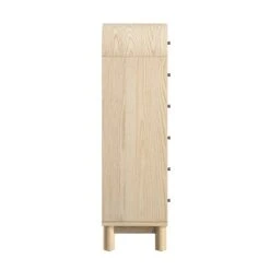 Maude Tall Chest, Natural Ash With Raffia -Daals Store XXCOD 037 NAT RAF WB4