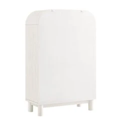 Maude Tall Chest, Washed White Ash With Raffia -Daals Store XXCOD 037 WHITE RAF WB6