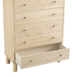 Maude Tall Chest, Natural Ash -Daals Store XXCOD 038 NAT NAT detail2
