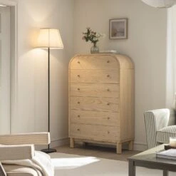 Maude Tall Chest, Natural Ash -Daals Store XXCOD 038 NAT NAT scene2