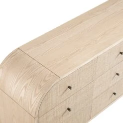 Maude 9 Drawer Chest, Natural Ash With Raffia -Daals Store XXCOD 046 NAT RAF detail3