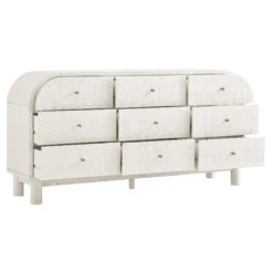 Maude 9 Drawer Chest, Washed White Ash With Raffia 26 Maude 9 Drawer Chest, Washed White Ash With Raffia -Daals Store XXCOD 046 WHITE RAF WB3