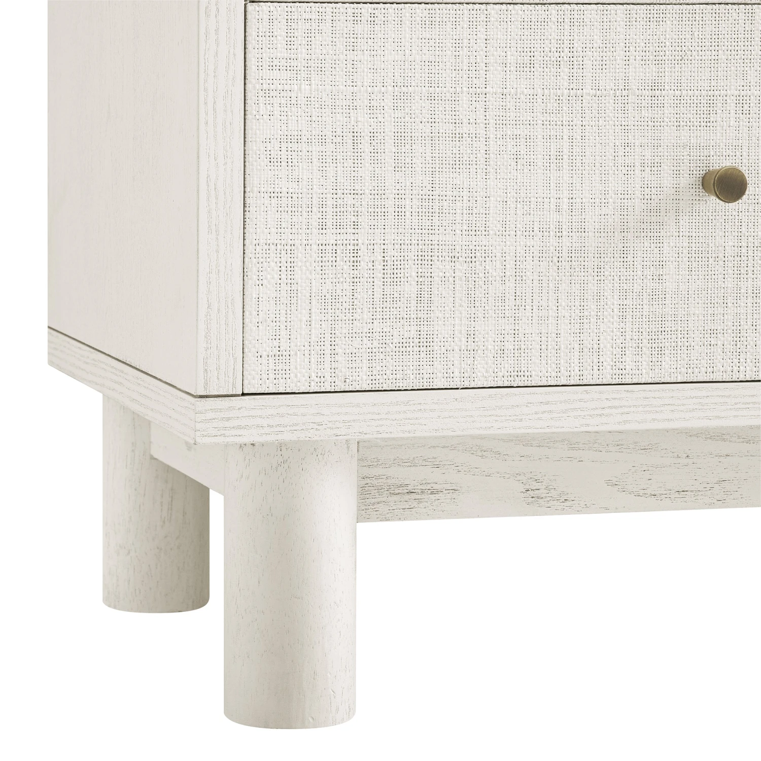 Maude 9 Drawer Chest, Washed White Ash With Raffia 17 Maude 9 Drawer Chest, Washed White Ash With Raffia - Image 17