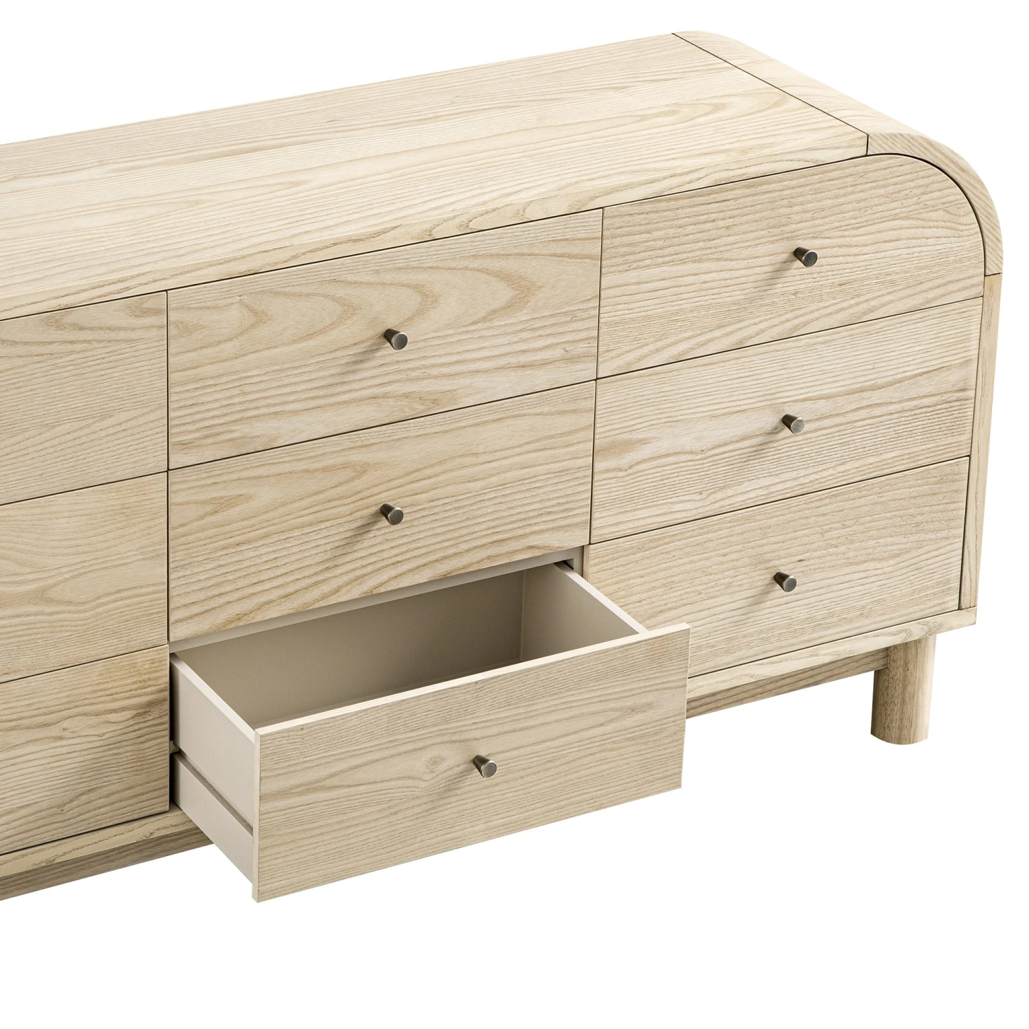 Maude 9 Drawer Chest, Natural Ash 14 Maude 9 Drawer Chest, Natural Ash - Image 14