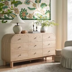 Maude 9 Drawer Chest, Natural Ash 15 Maude 9 Drawer Chest, Natural Ash -Daals Store XXCOD 047 NAT NAT scene1
