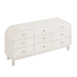 Maude 9 Drawer Chest, Washed White Ash -Daals Store XXCOD 047 WHITE WHITE WB4