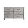 Elstowe Faux Bamboo 6-Drawer Chest, Warm Grey 26 Elstowe Faux Bamboo 6-Drawer Chest, Warm Grey -Daals Store XXCOD 062 GREY WB1