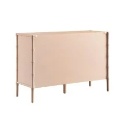 Elstowe Faux Bamboo 6-Drawer Chest, Nude Pink 25 Elstowe Faux Bamboo 6-Drawer Chest, Nude Pink -Daals Store XXCOD 062 NUDE WB5