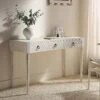 Thalia Concave Dressing Table, Washed White 11 Thalia Concave Dressing Table, Washed White -Daals Store XXDSK 022 WHITEWASH main