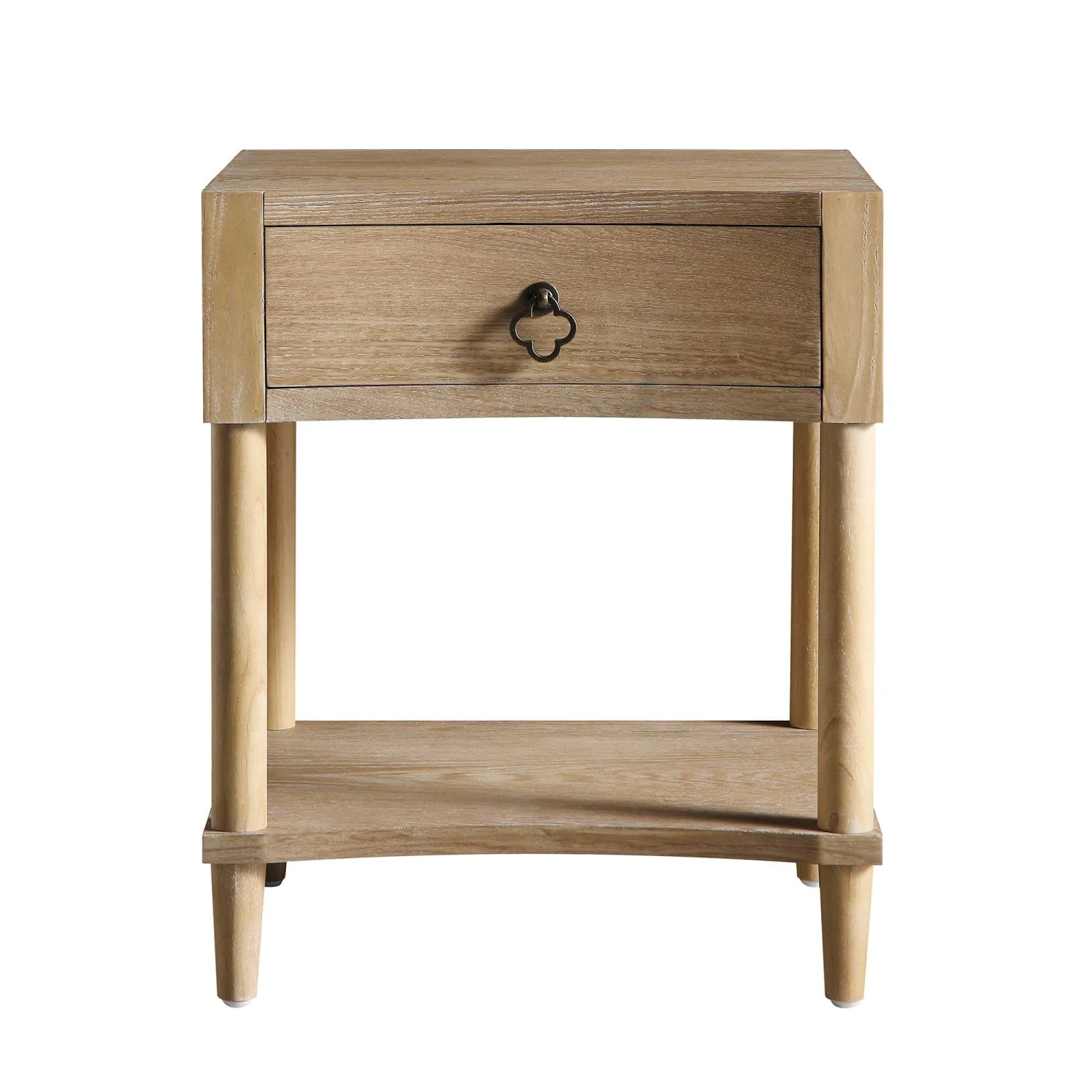 Thalia Concave 1 Drawer Bedside Table, Natural 4 Thalia Concave 1 Drawer Bedside Table, Natural - Image 4
