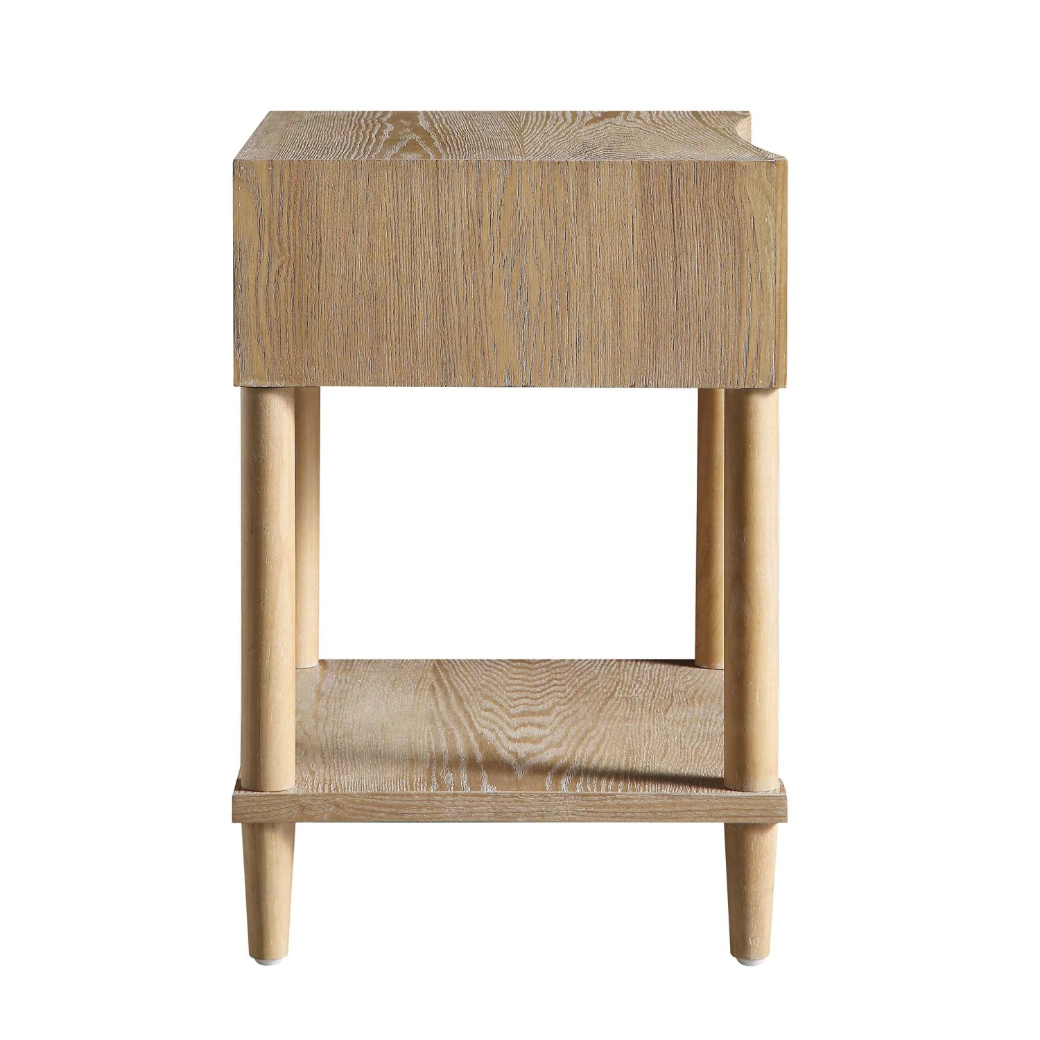 Thalia Concave 1 Drawer Bedside Table, Natural 9 Thalia Concave 1 Drawer Bedside Table, Natural - Image 9