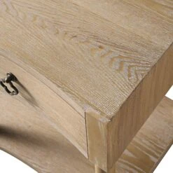 Thalia Concave 1 Drawer Bedside Table, Natural 26 Thalia Concave 1 Drawer Bedside Table, Natural -Daals Store XXNS 020 NAT detail2
