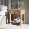 Thalia Concave 1 Drawer Bedside Table, Natural 18 Thalia Concave 1 Drawer Bedside Table, Natural -Daals Store XXNS 020 NAT main