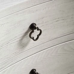 Thalia Concave 3 Drawer Bedside Table, Washed White 27 Thalia Concave 3 Drawer Bedside Table, Washed White -Daals Store XXNS 021 WHITEWASH detail3