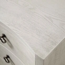 Thalia Concave 3 Drawer Bedside Table, Washed White 28 Thalia Concave 3 Drawer Bedside Table, Washed White -Daals Store XXNS 021 WHITEWASH detail4