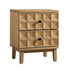 Gibbs 2-Drawer Bedside Table, Natural 16 Gibbs 2-Drawer Bedside Table, Natural -Daals Store XXNS 025 NAT WB2
