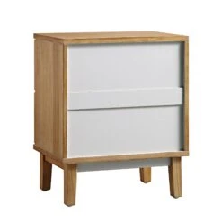 Gibbs 2-Drawer Bedside Table, Natural 21 Gibbs 2-Drawer Bedside Table, Natural -Daals Store XXNS 025 NAT WB6