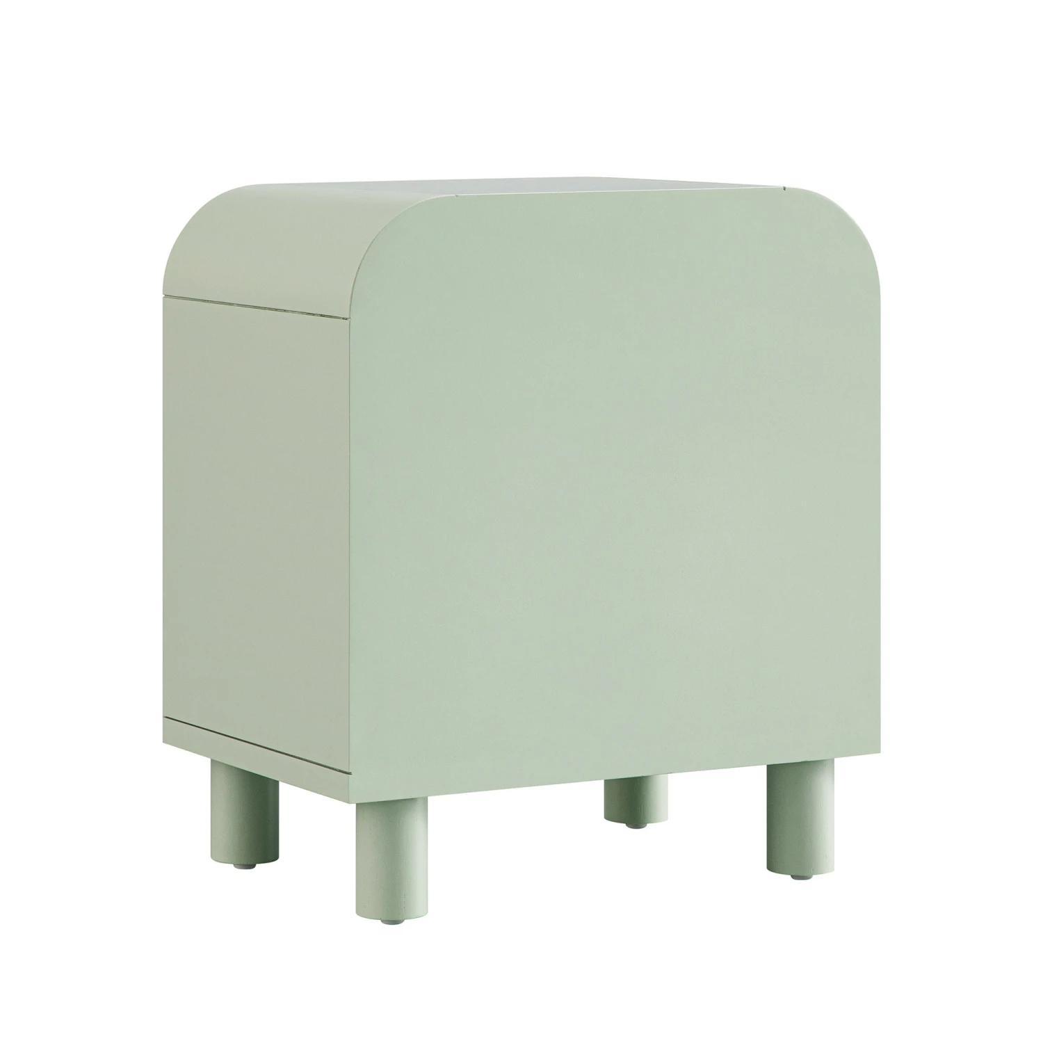 Maude 2 Drawer Bedside Table, Muted Pistachio Ash With Raffia 11 Maude 2 Drawer Bedside Table, Muted Pistachio Ash With Raffia - Image 11