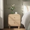Maude 2 Drawer Bedside Table, Natural Ash 31 Maude 2 Drawer Bedside Table, Natural Ash -Daals Store XXNS 030 NAT NAT main