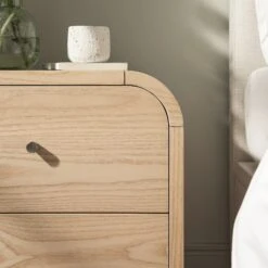 Maude 2 Drawer Bedside Table, Natural Ash 16 Maude 2 Drawer Bedside Table, Natural Ash -Daals Store XXNS 030 NAT NAT scene3