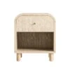 Maude 1 Drawer Bedside Table, Natural Ash With Raffia 33 Maude 1 Drawer Bedside Table, Natural Ash With Raffia -Daals Store XXNS 031 NAT RAF WB1