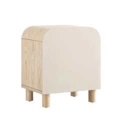 Maude 1 Drawer Bedside Table, Natural Ash 23 Maude 1 Drawer Bedside Table, Natural Ash -Daals Store XXNS 032 NAT NAT WB5