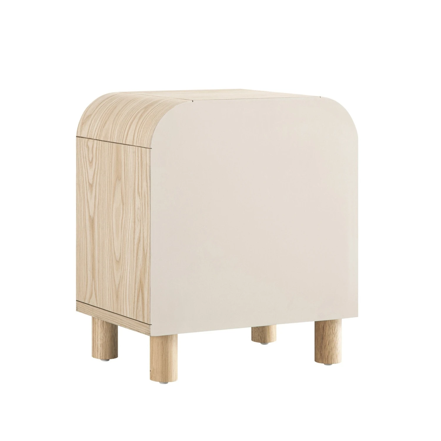 Maude 1 Drawer Bedside Table, Natural Ash 11 Maude 1 Drawer Bedside Table, Natural Ash - Image 11