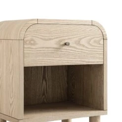 Maude 1 Drawer Bedside Table, Natural Ash 24 Maude 1 Drawer Bedside Table, Natural Ash -Daals Store XXNS 032 NAT NAT detail1