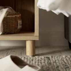 Maude 1 Drawer Bedside Table, Natural Ash 17 Maude 1 Drawer Bedside Table, Natural Ash -Daals Store XXNS 032 NAT NAT scene4