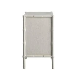 Elstowe Faux Bamboo 3-Drawer Bedside Table, Shaded White 25 Elstowe Faux Bamboo 3-Drawer Bedside Table, Shaded White -Daals Store XXNS 060 BEIGE WB4