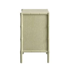 Elstowe Faux Bamboo 3-Drawer Bedside Table, Sage Green 25 Elstowe Faux Bamboo 3-Drawer Bedside Table, Sage Green -Daals Store XXNS 060 GREEN WB4