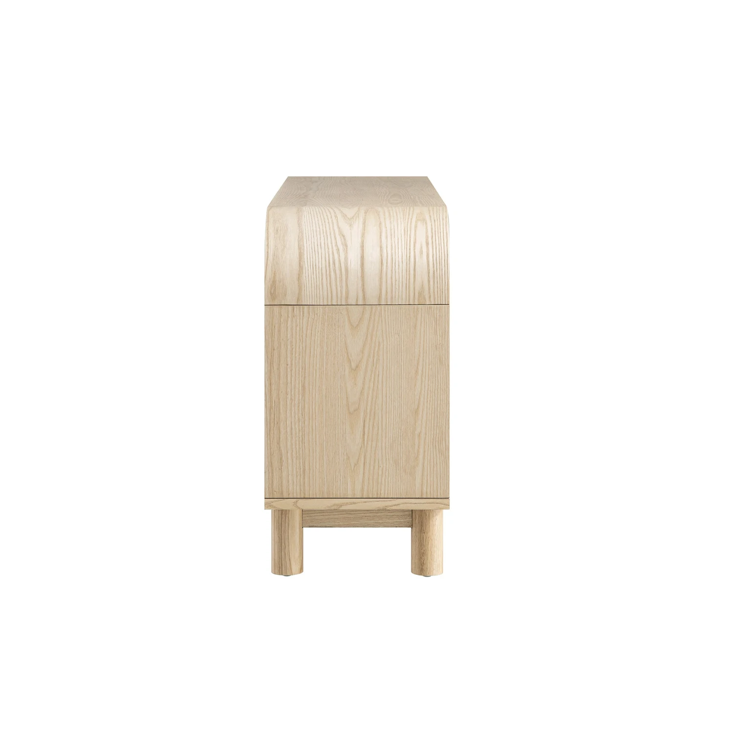 Maude Wide 3-Drawer Sideboard, Natural Ash With Raffia 6 Maude Wide 3-Drawer Sideboard, Natural Ash With Raffia - Image 6