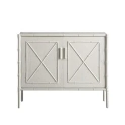 Elstowe Faux Bamboo Small Sideboard, Shaded White 24 Elstowe Faux Bamboo Small Sideboard, Shaded White -Daals Store XXSB 064 BEIGE WB1