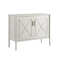 Elstowe Faux Bamboo Small Sideboard, Shaded White 25 Elstowe Faux Bamboo Small Sideboard, Shaded White -Daals Store XXSB 064 BEIGE WB2
