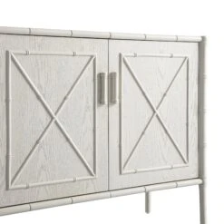 Elstowe Faux Bamboo Small Sideboard, Shaded White 32 Elstowe Faux Bamboo Small Sideboard, Shaded White -Daals Store XXSB 064 BEIGE detail3