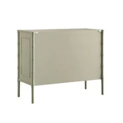 Elstowe Faux Bamboo Small Sideboard, Sage Green -Daals Store XXSB 064 GREEN WB6